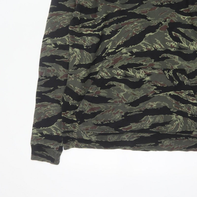 AllSaints Men's Multicoloured Camo Pullover Hoodie XS Cotton