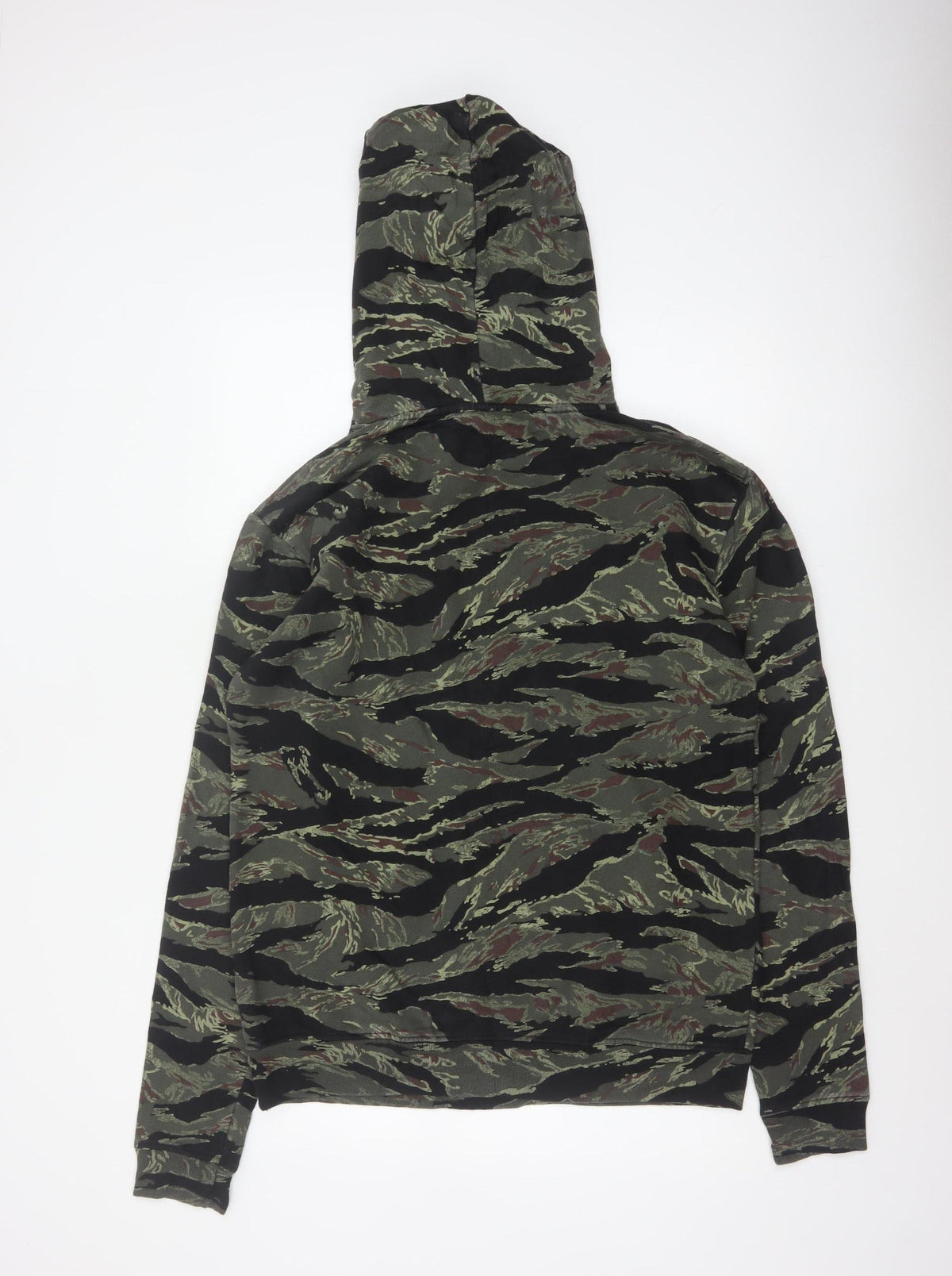 AllSaints Men's Multicoloured Camo Pullover Hoodie XS Cotton