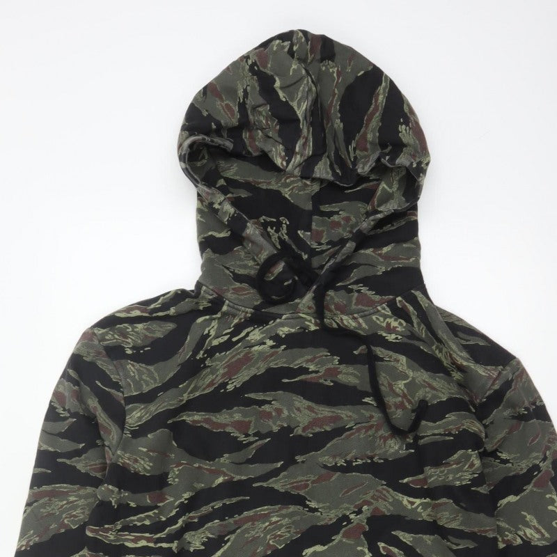 AllSaints Men's Multicoloured Camo Pullover Hoodie XS Cotton