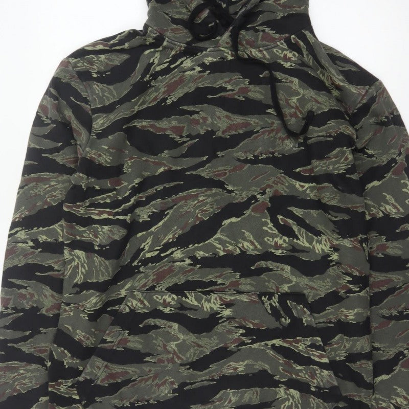 AllSaints Men's Multicoloured Camo Pullover Hoodie XS Cotton