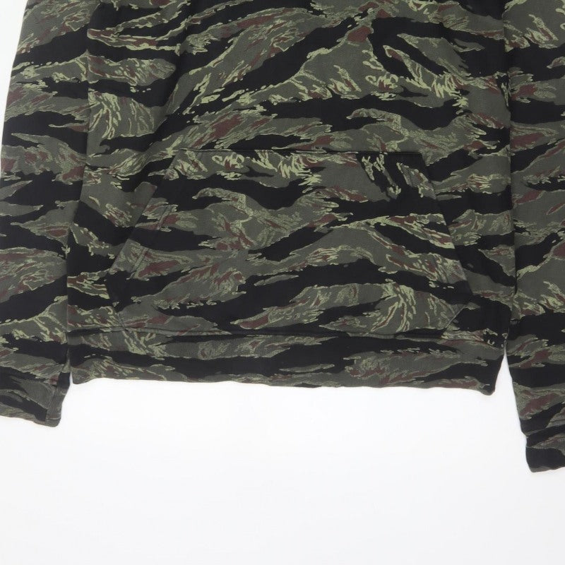 AllSaints Men's Multicoloured Camo Pullover Hoodie XS Cotton