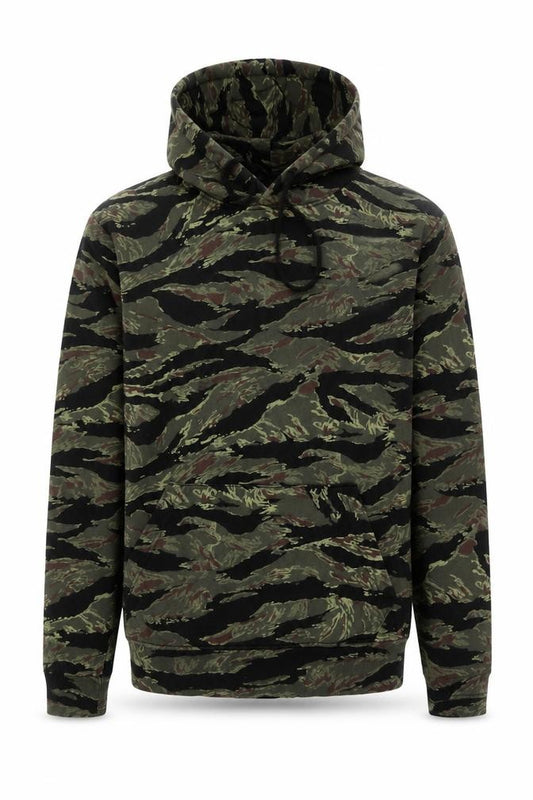 AllSaints Men's Multicoloured Camo Pullover Hoodie XS Cotton