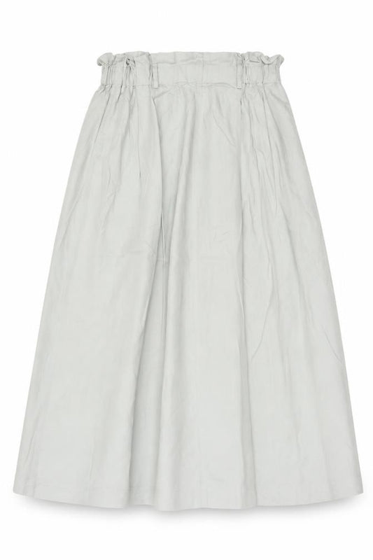 UNIQLO Women Beige L Linen Viscose Flared Long Skirt