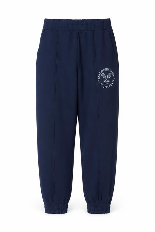 Slazenger Women’s Blue Logo Jogger Trousers UK 8 Cotton Blend