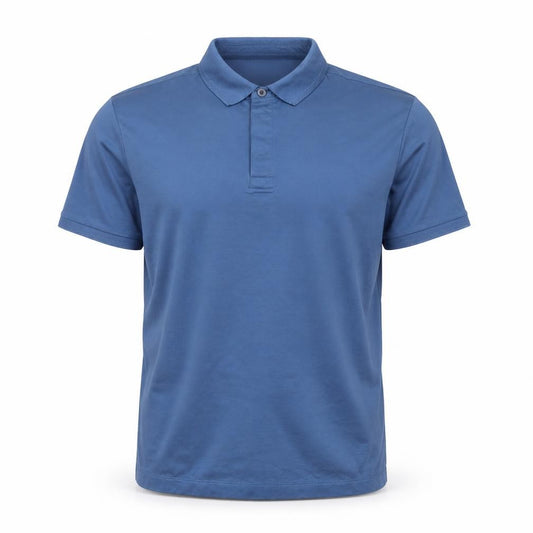 Autograph Men’s Blue Supima Cotton Short Sleeve Polo Shirt Size S