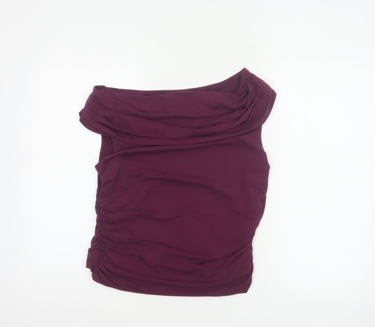 Marks & Spencer Autograph Women Purple Size 14 Off Shoulder Stretch Blouse