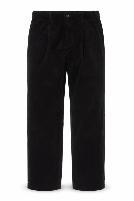 M&S Mens Brown Corduroy Straight Trousers 36x31 Regular Stretch