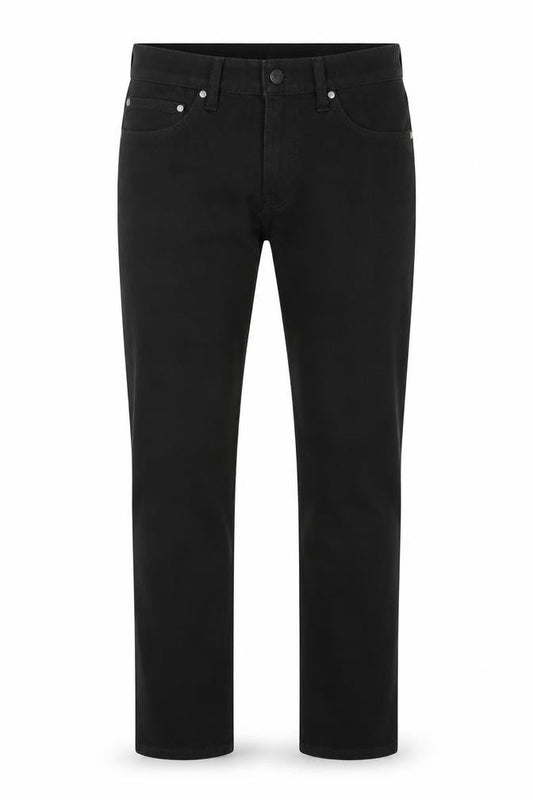 Marks and Spencer Men's Black 32/29 Slim Fit Straight Stretch Jeans