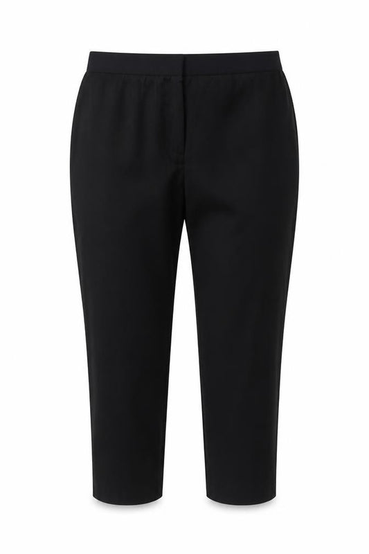 Marks and Spencer Women’s Black Size 20 Short Tapered Dress Trousers