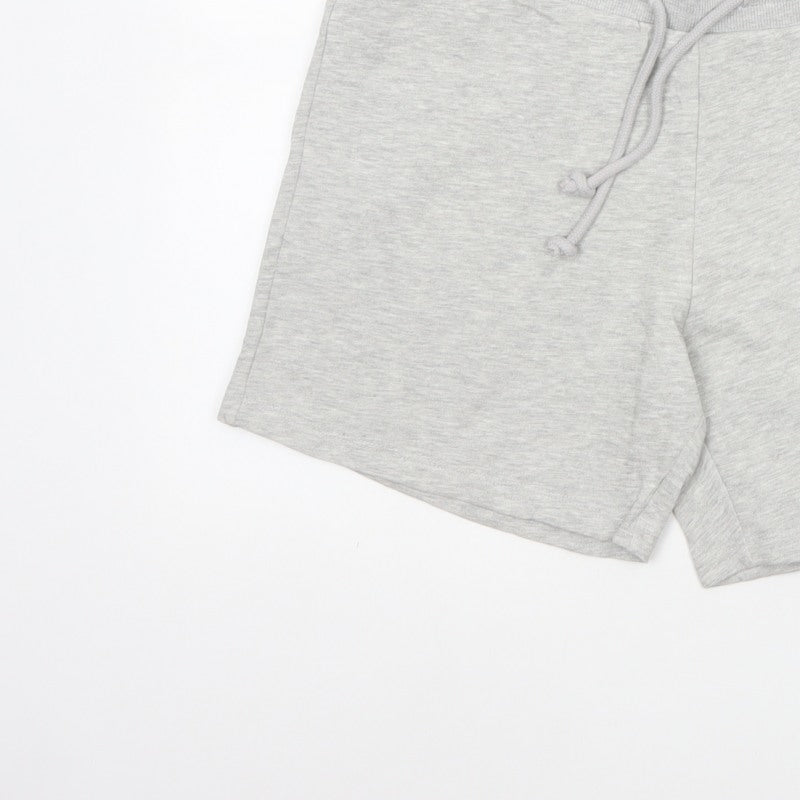 Jack & Jones Men’s Grey L Sweat Shorts Drawstring Logo Jersey