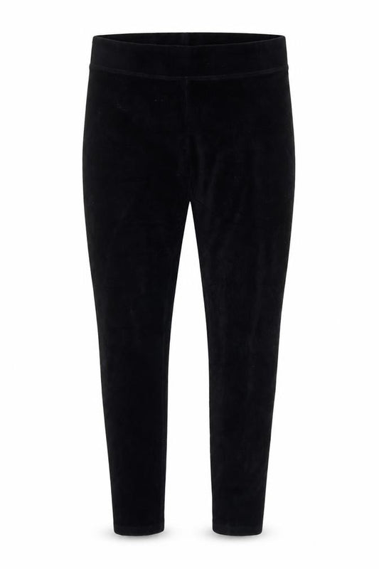 Marks and Spencer Women’s Black Size 14 Long Velvet Stretch Leggings