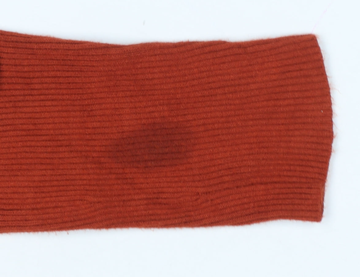 Phase Eight Women Red Size 10 Cowl Neck Button Shoulder Knit Jumper