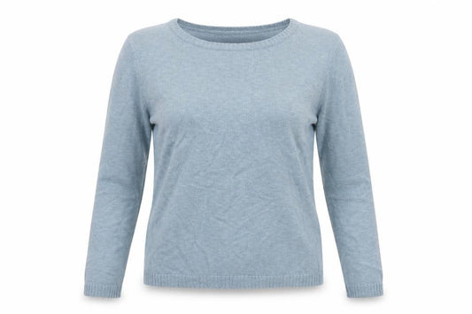 Seasalt Cornwall Women’s Blue UK 10 Cotton Wool Scoop Neck Jumper
