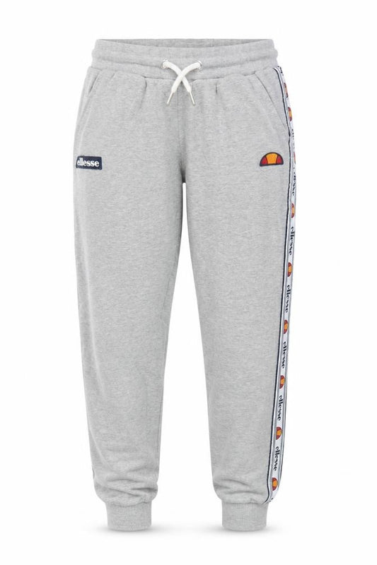 Ellesse Women Grey UK 6 Logo Tape Cotton Blend Jogger Sweatpants