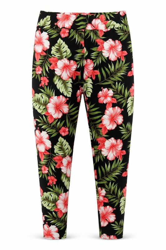Klass Women’s Multicoloured Floral Tropical Skinny Leggings UK 16