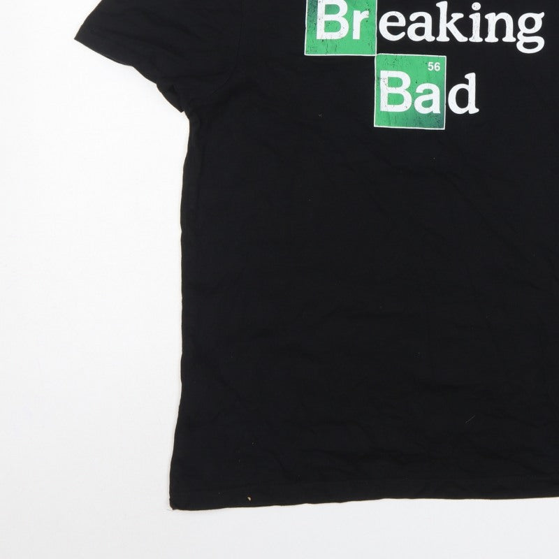 Breaking Bad Men’s Black XL Graphic Print Crew Neck T-Shirt