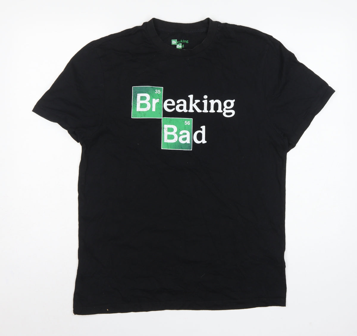 Breaking Bad Men’s Black XL Graphic Print Crew Neck T-Shirt