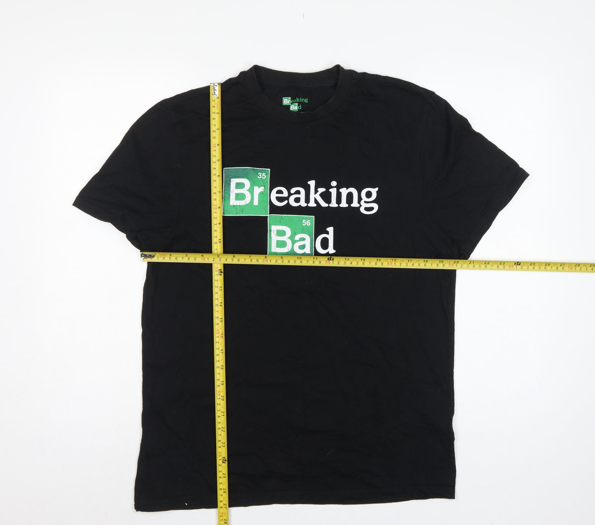 Breaking Bad Men’s Black XL Graphic Print Crew Neck T-Shirt