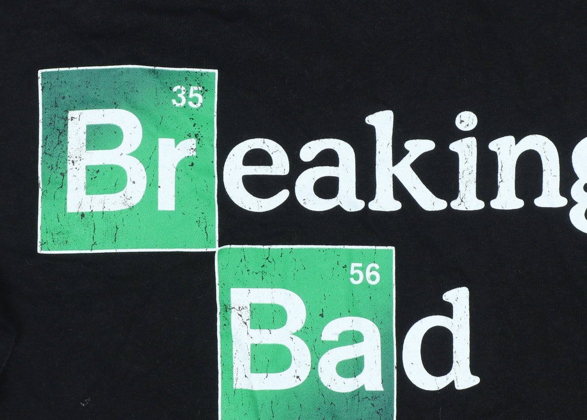 Breaking Bad Men’s Black XL Graphic Print Crew Neck T-Shirt
