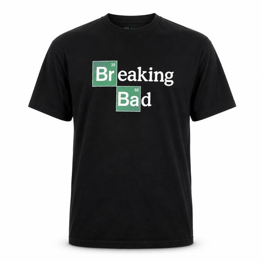 Breaking Bad Men’s Black XL Graphic Print Crew Neck T-Shirt