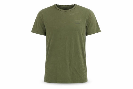Diesel Men's Green M Logo Crew Neck Short Sleeve Cotton T-Shirt