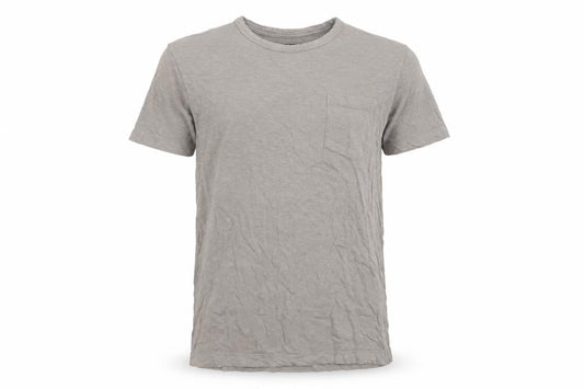 French Connection Men Grey Size S Regular Pocket Crew Neck T-Shirt