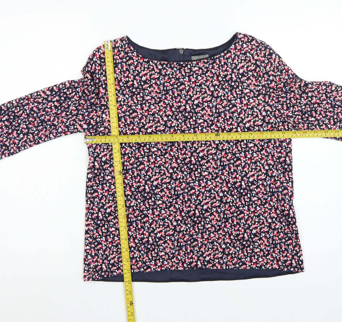 Phase Eight Women Multicoloured Floral 3/4 Sleeve Blouse Size 10