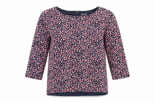 Phase Eight Women Multicoloured Floral 3/4 Sleeve Blouse Size 10