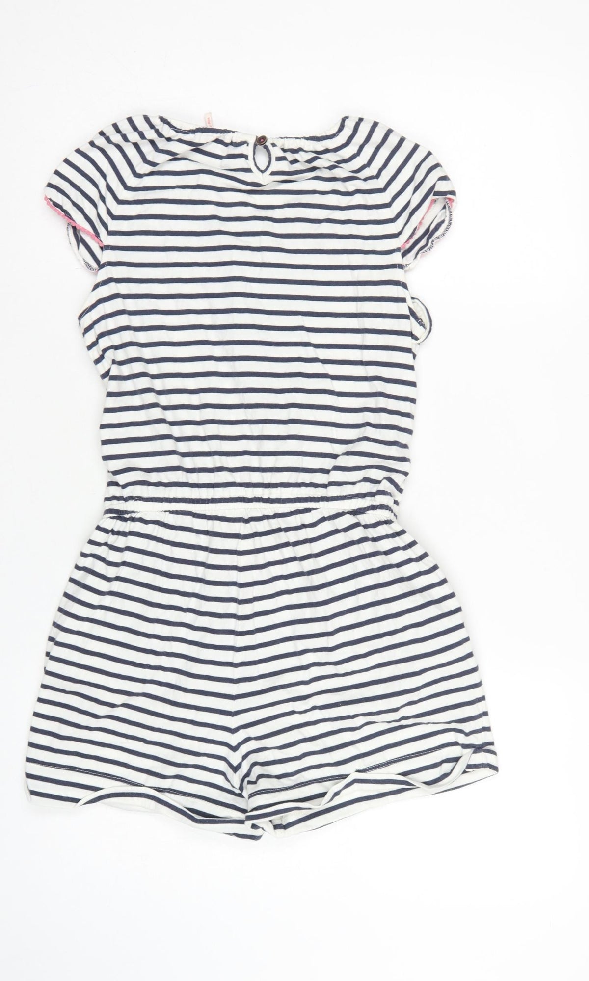 FatFace Girls Multicoloured 12-13 Years Striped Playsuit Pockets