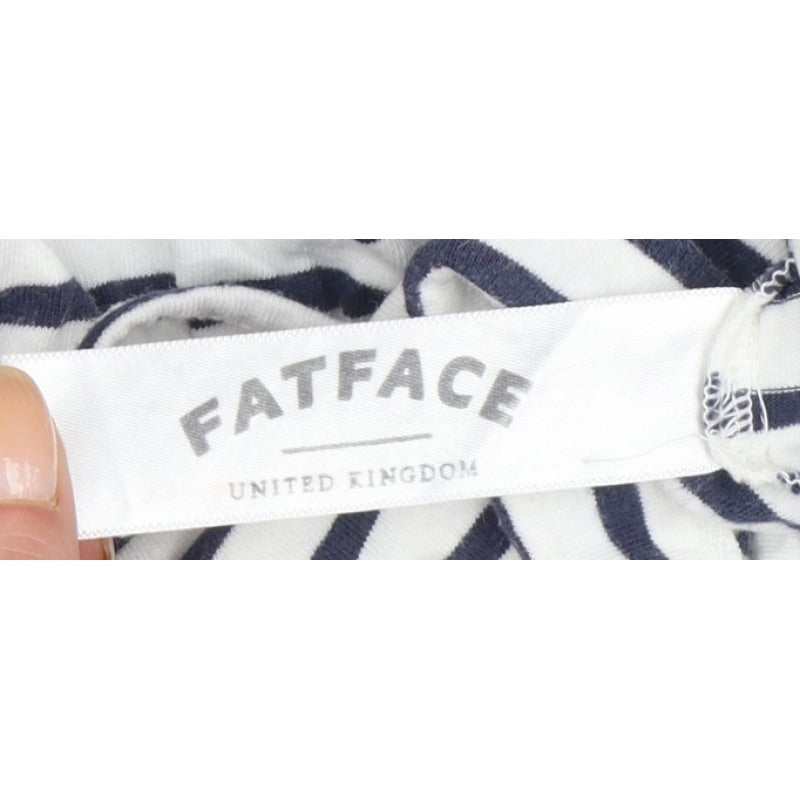 FatFace Girls Multicoloured 12-13 Years Striped Playsuit Pockets