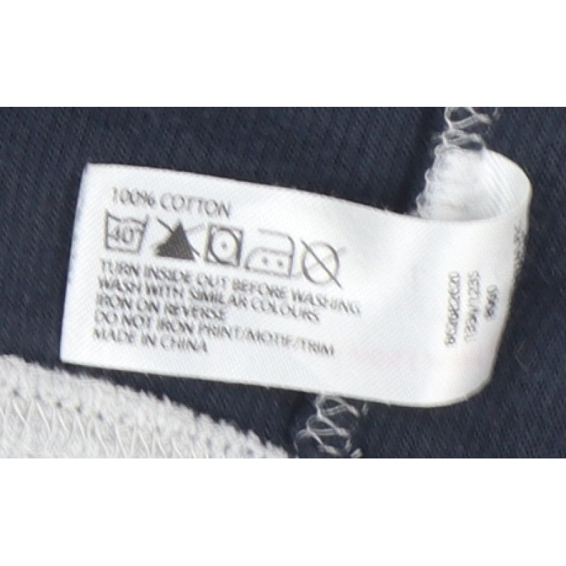 Jasper Conran Boys Blue Grey Striped Full Zip Jumper Age 14 Years