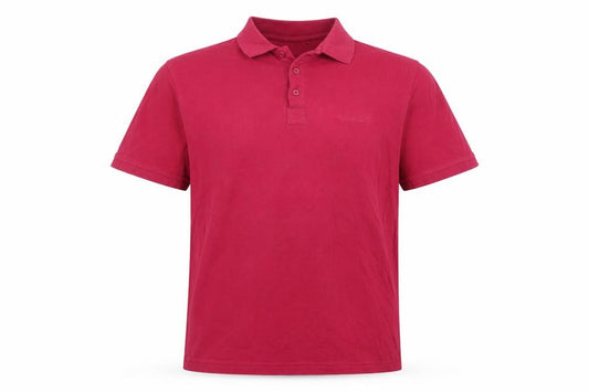 Pierre Cardin Men’s Pink L Regular Fit Cotton Short Sleeve Polo