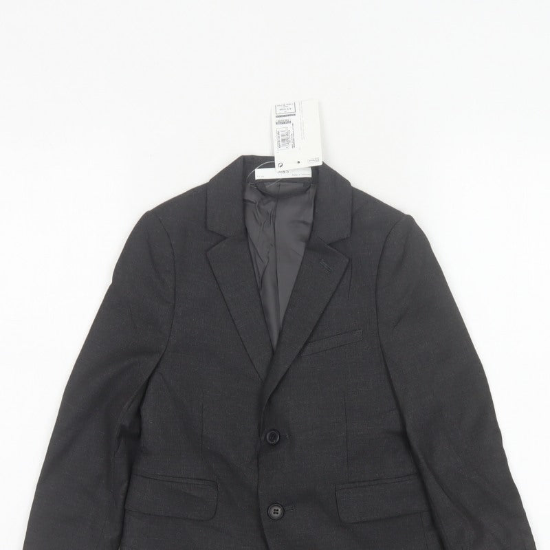Marks & Spencer Boys Black 4-5 Years Two Button Formal Suit Jacket