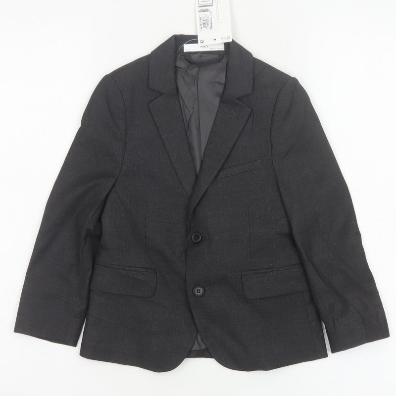 Marks & Spencer Boys Black 4-5 Years Two Button Formal Suit Jacket