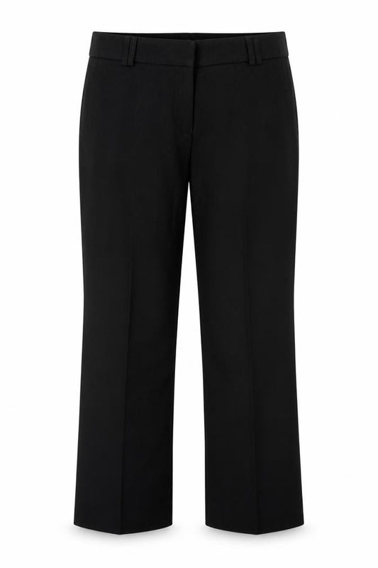 Next Women’s Black UK 12 Regular Tailored Straight Leg Dress Trousers