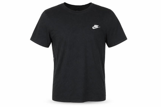 Nike Men's Black S Athletic Fit Swoosh Logo Crew Neck Short Sleeve T-Shirt