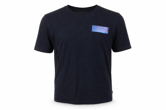 TOG24 Mens Blue L Graphic Print Crew Neck Short Sleeve T-Shirt