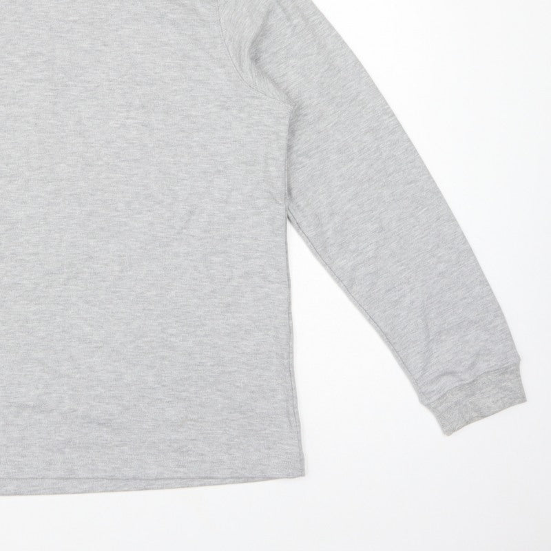 Country Collection Women Grey XL Basic Roll Neck Long Sleeve Top