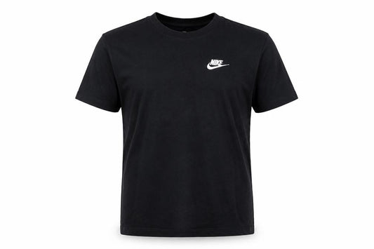 Nike Boys Black XL 158-170cm Logo Crew Neck Short Sleeve T-Shirt