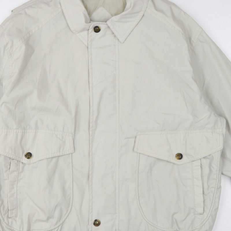 Baracuta Men’s Ivory UK 44 Harrington Basic Jacket Snap Fastening