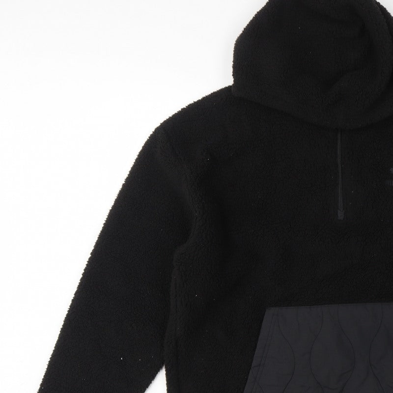Puma Men’s Black M Sherpa Fleece 1/4 Zip Pullover Hoodie