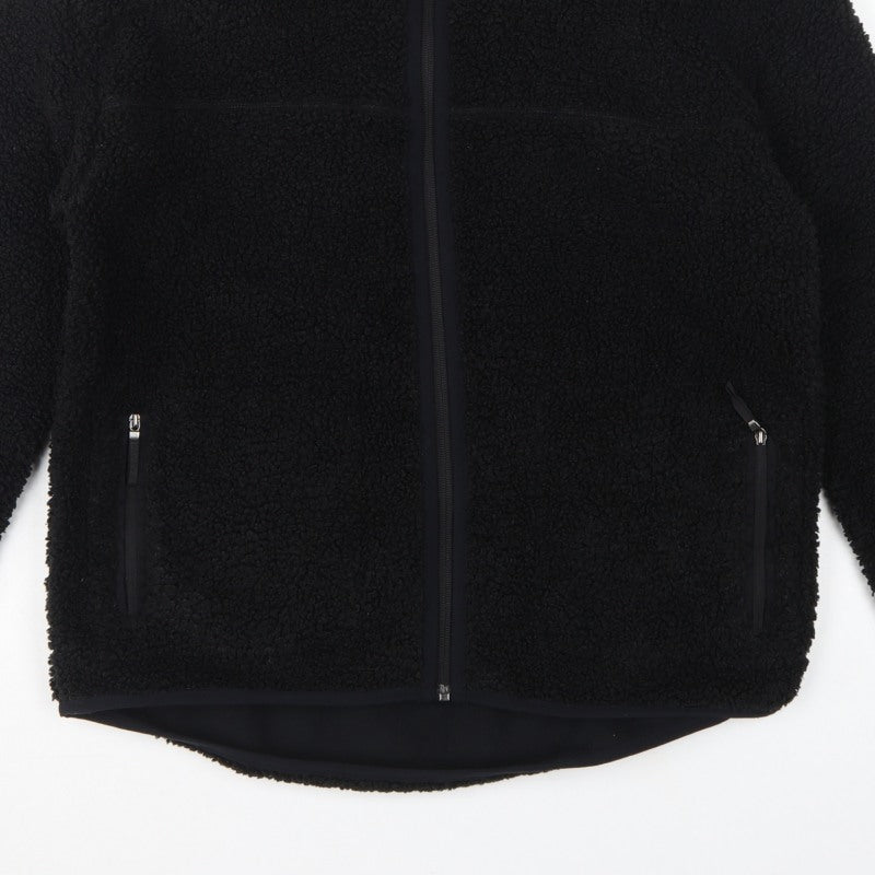 Marks & Spencer Women Black UK 10 Goodmove Borg Fleece Zip Jacket
