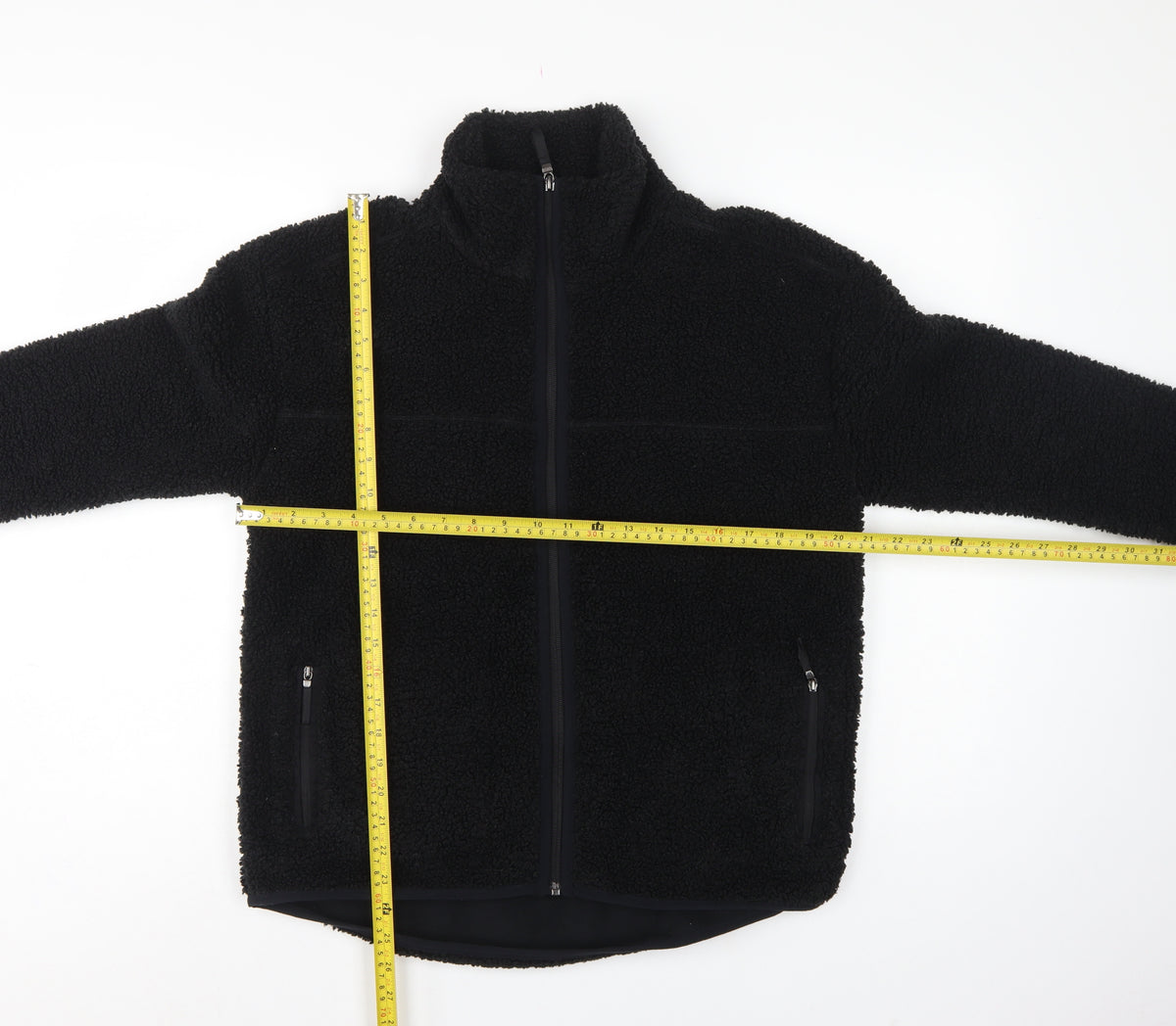 Marks & Spencer Women Black UK 10 Goodmove Borg Fleece Zip Jacket