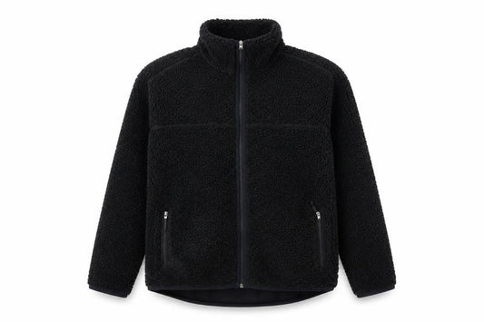 Marks & Spencer Women Black UK 10 Goodmove Borg Fleece Zip Jacket