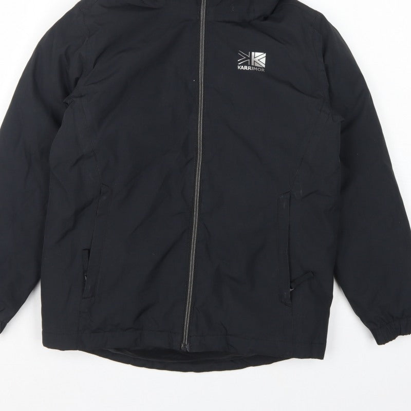 Karrimor Boys Black 9-10 Years Hooded Waterproof Ski Jacket