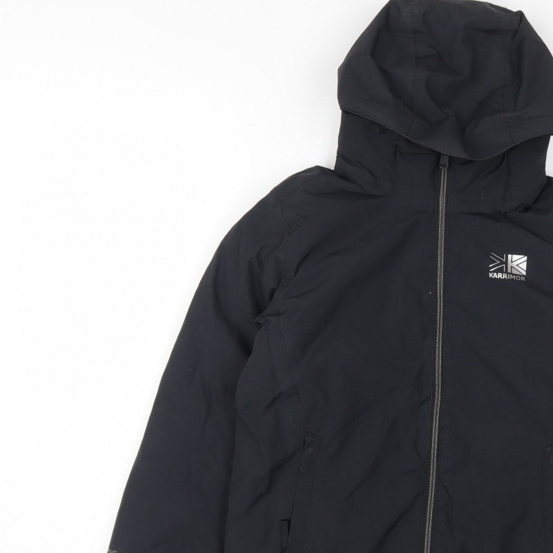 Karrimor Boys Black 9-10 Years Hooded Waterproof Ski Jacket