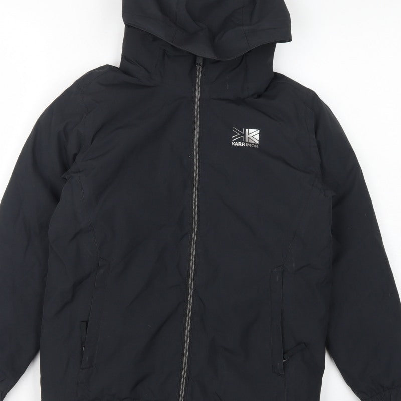 Karrimor Boys Black 9-10 Years Hooded Waterproof Ski Jacket