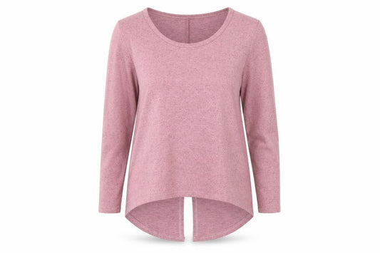 Roman Women Pink Size 16 Tunic Blouse Long Sleeve Bow Back Stretch