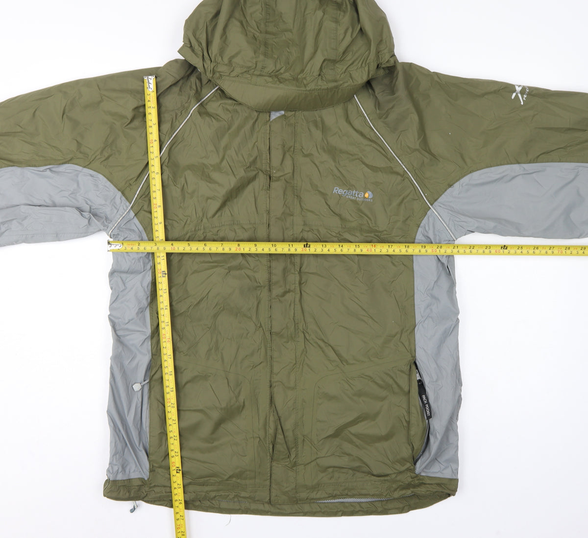 Regatta Men's Green M Xert Waterproof Breathable Hooded Rain Jacket