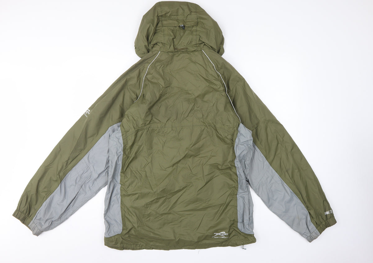 Regatta Men's Green M Xert Waterproof Breathable Hooded Rain Jacket